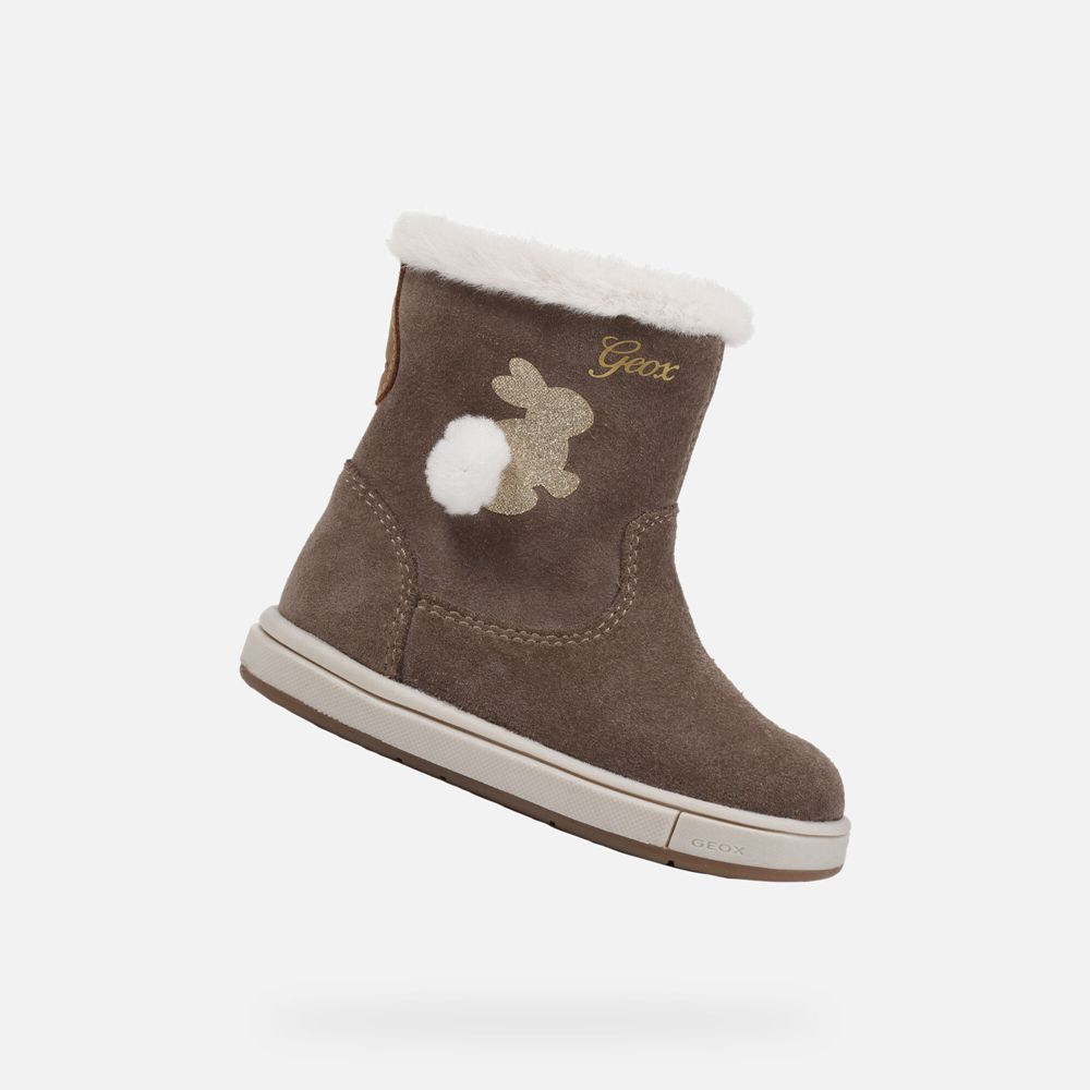 Geox Bebek Bot Koyu Gri - Trottola Girl - JVP-480257